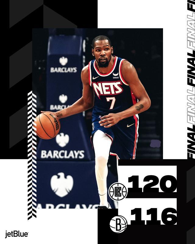 开云体育-杜登62分不敌快艇三队 篮网自食其果首遭连败