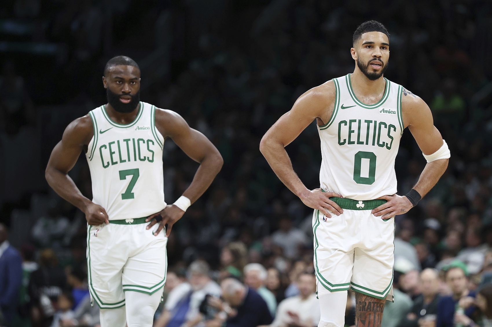 kaiyun-海沃德：塔图姆&amp;布朗是联盟中最好的两名侧翼之一 绿军球迷真有福